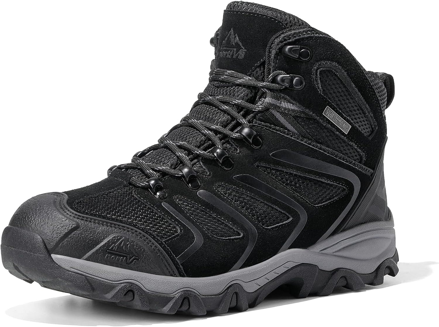 NORTIV 8 Men's Waterproof Hiking Boots for Outdoor Adventures