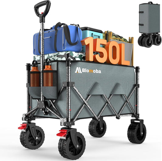 Collapsible Wagon Cart for Beach, Camping, and Grocery Needs