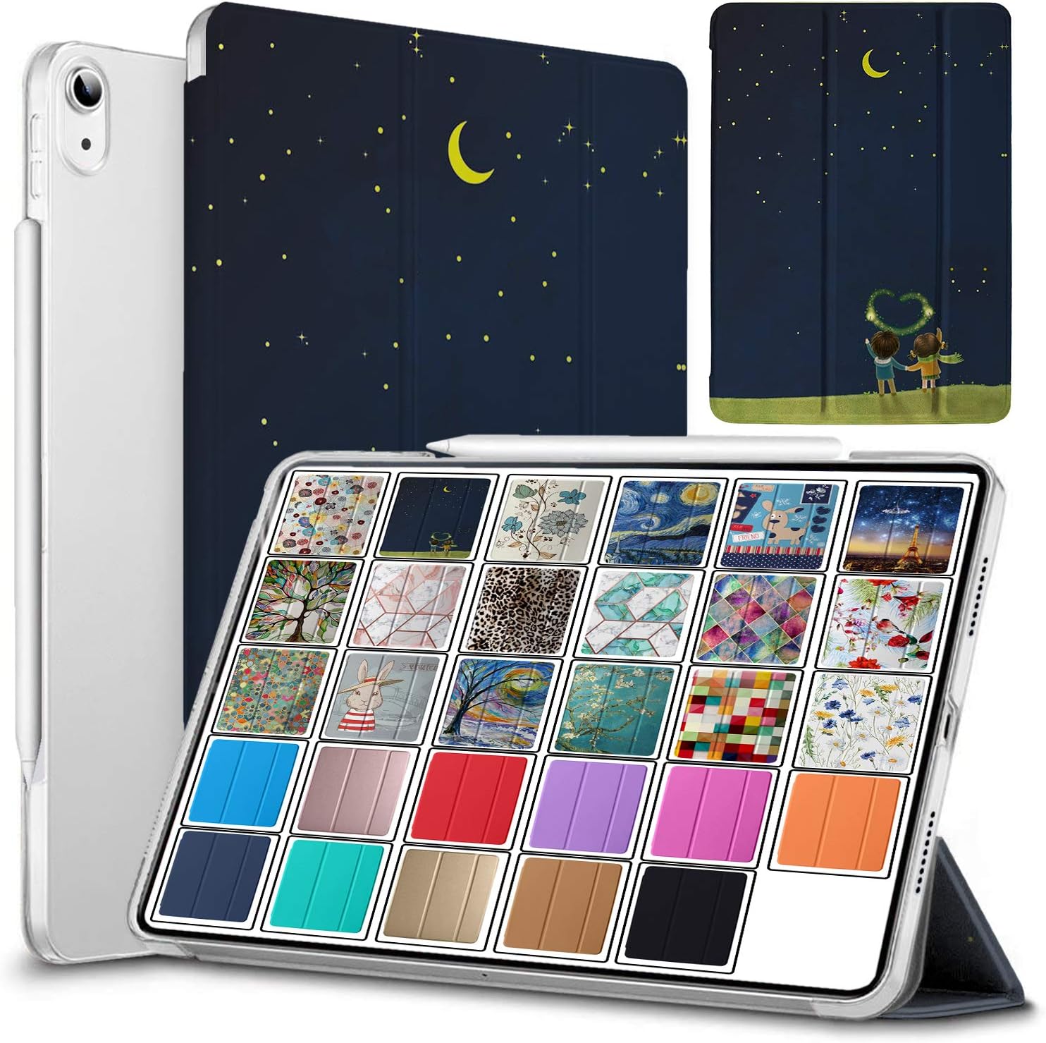 DuraSafe Cases for iPad Air 6th 5th 4th Gen - Night Sky Design