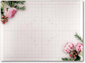 Floral Glass Craft Mat 18x24in - Magnetic, Heat & Scratch Resistant