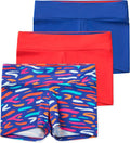 Layla Girls Dance Shorts 3-Pack, Kid Size 7/8 - Soft Stretch Gym