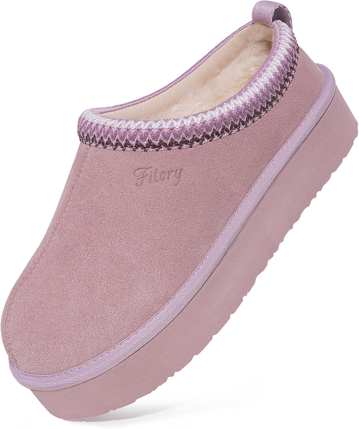 FITORY Women's Suede Slipper: Cozy Winter Casual Comfort Shoes