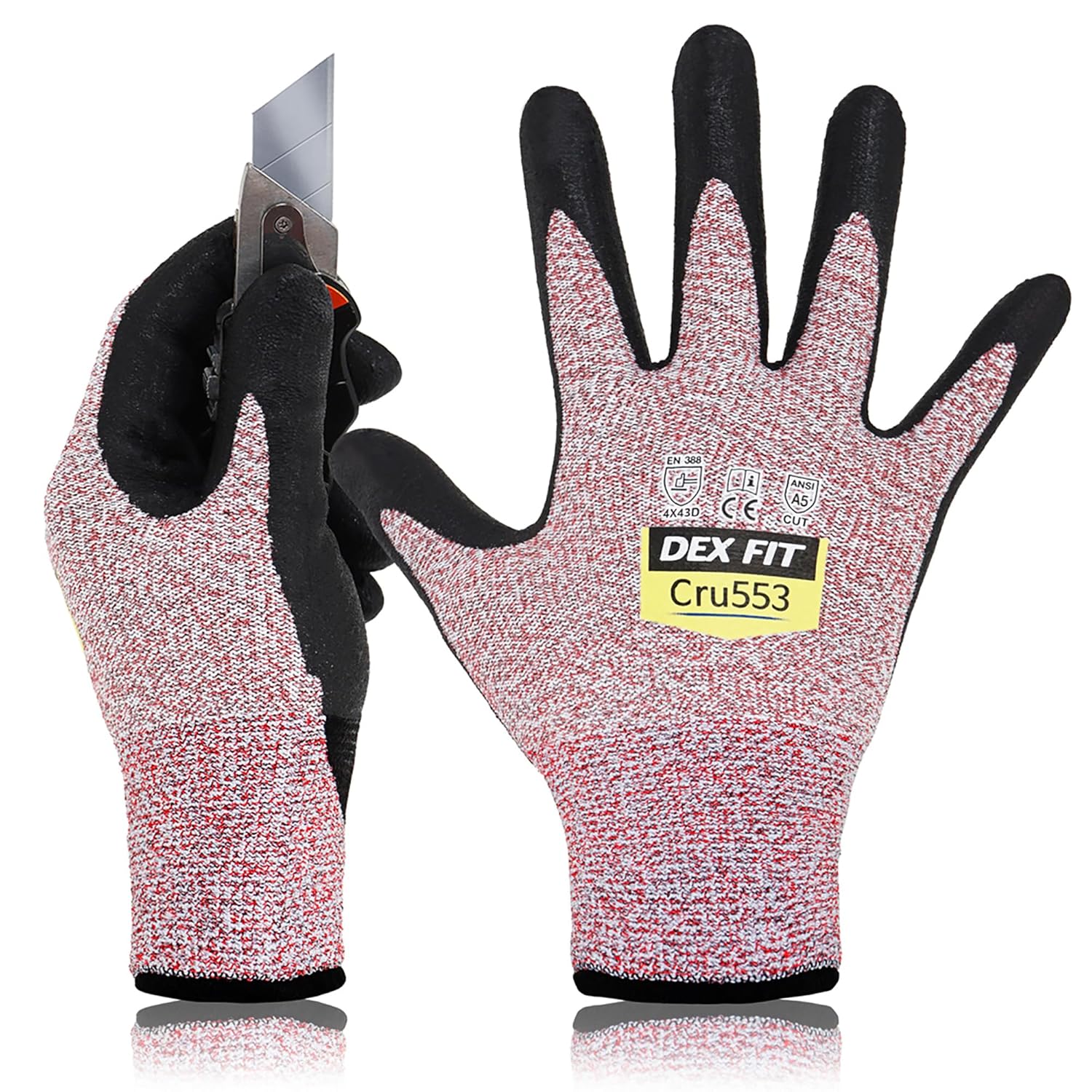 DEX FIT Level 5 Cut Resistant Gloves for Ultimate Protection