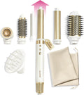 GLAMUP Dual Voltage 6 in 1 Hot Air Styler - Travel Ready Multi-Styler