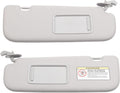 Gray Pair Sun Visor for Hyundai Elantra 2011-2015 - Direct Replacement