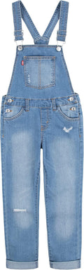 Levi's girls Denim Overall - Comfortable Stretch Vintage Style