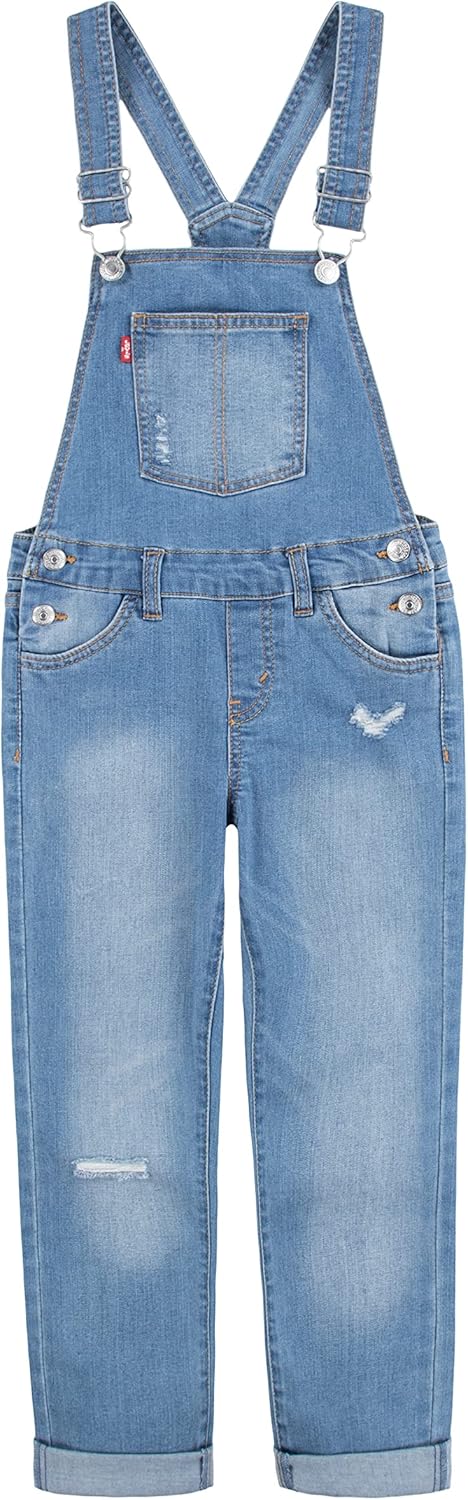Levi's Girls Denim Overall for Comfort and Timeless Style