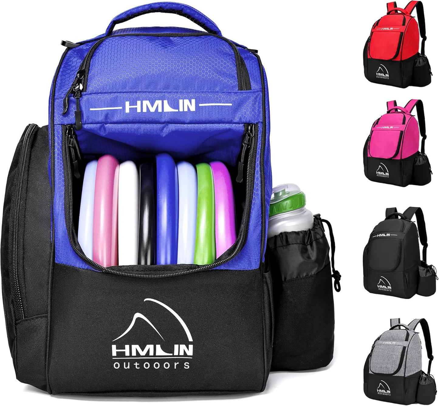 Premium 20-Disc Capacity Disc Golf Bag by HMLIN OUTDOORS