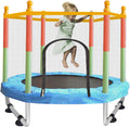 Toddler Trampoline for Kids Ages 1-8 - 55ft Small Trampoline