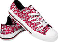 FOCO Women's College Team Logo Canvas Sneakers - Fan Style Slip-On