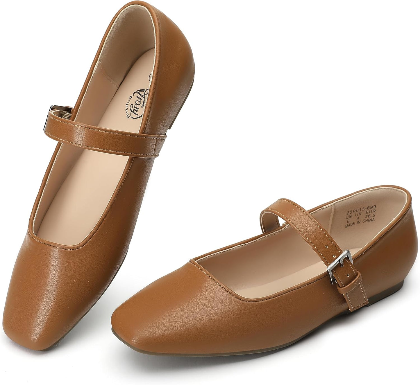 Trary Mary Jane Shoes Women Woven Flats for Dressy Occasions