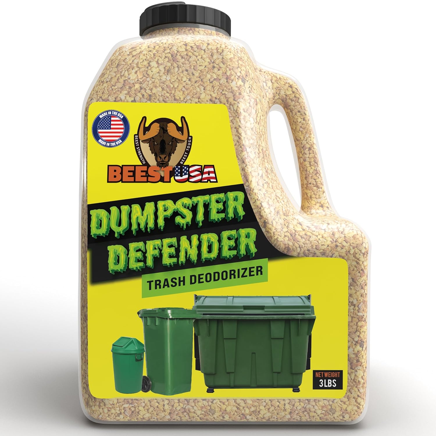 BEEST Dumpster Defender - Powerful Outdoor Trash Can Deodorizer