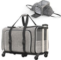 Katziela Rolling Rover Premium Pet Carrier for Easy Travel