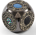 Metal DND Spinner Dice 7-in-1 D6 Spinner with Dragon Egg Relief