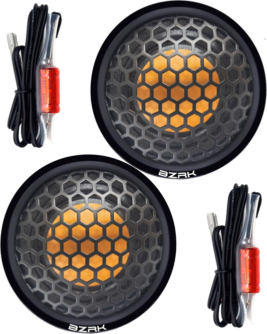 BZRK Audio RS-T150 Dome Tweeters for Car - 150 Watts Each