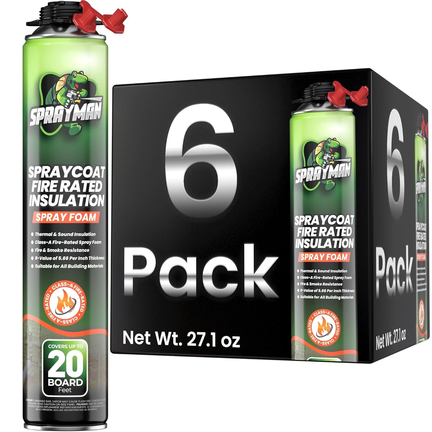 Sprayman Spraycoat Fire Rated Spray Foam Insulation for Safety