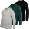 Cozy Men's Cotton Hoodie Trio
