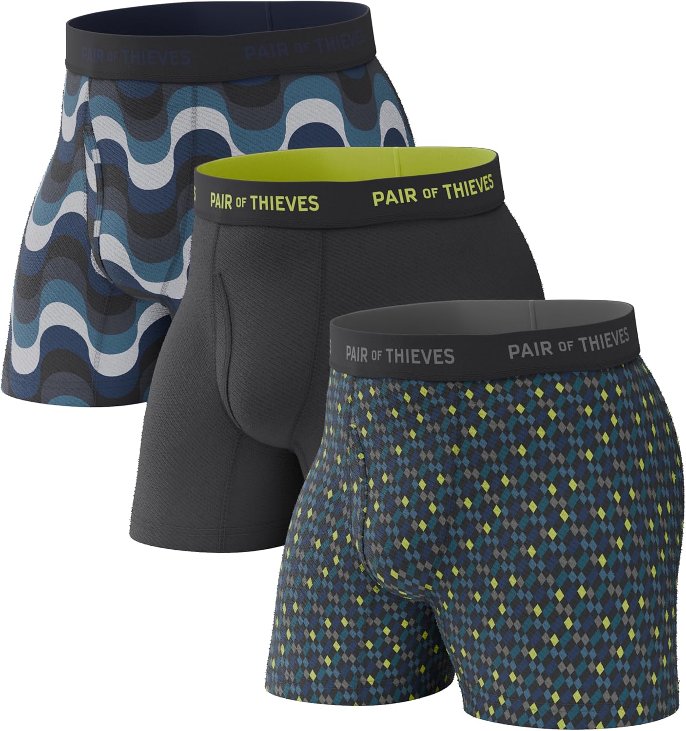 Super Fit Men's Boxer Briefs - Soft, Breathable, Quick-Dry Comfort