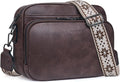 POIUGOYA Vegan Leather Crossbody Purses for Women Travel
