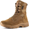 FREE SOLDIER Men's Tactical Boots 8in Lightweight Combat Boots suede
