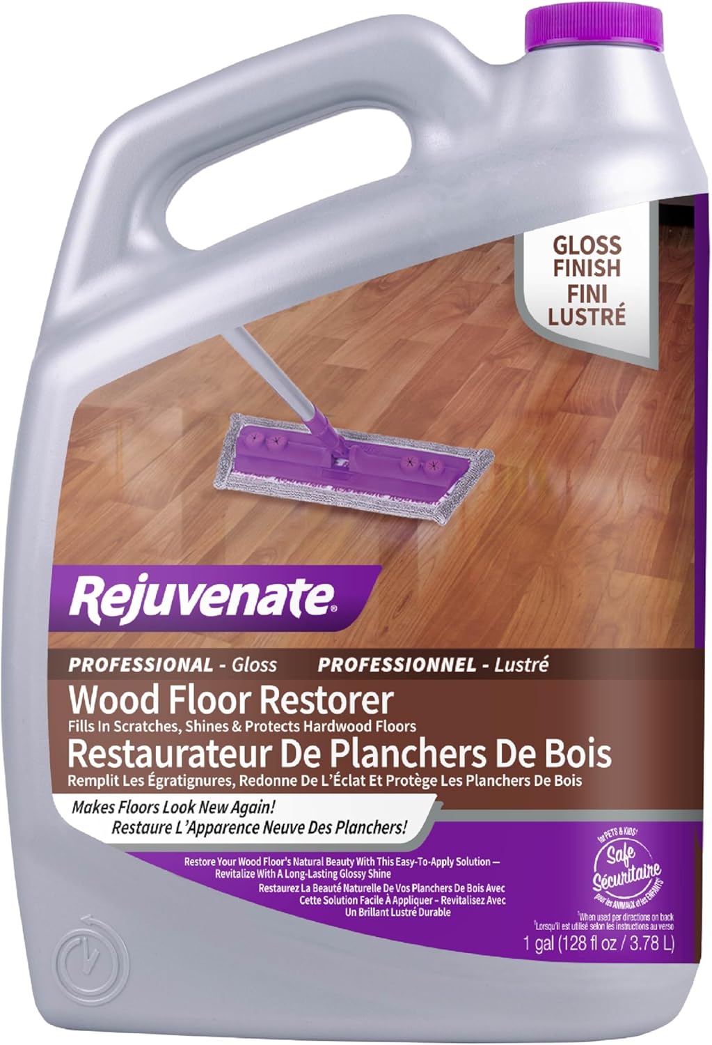 Rejuvenate Professional Wood Floor Restorer for High Gloss Shine