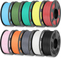 High Speed PLA 3D Printer Filament 10kg Bundle - Matte Finish