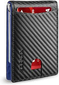 RUNBOX Slim Wallet for Men - RFID Blocking Bifold Minimalist Front