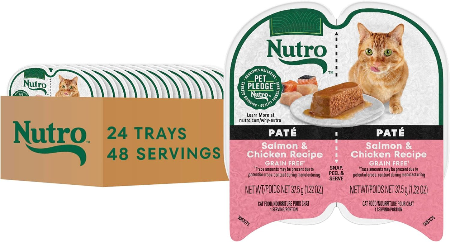 Nutro Perfect Portions Wet Cat Food Pate Salmon & Chicken Recipe