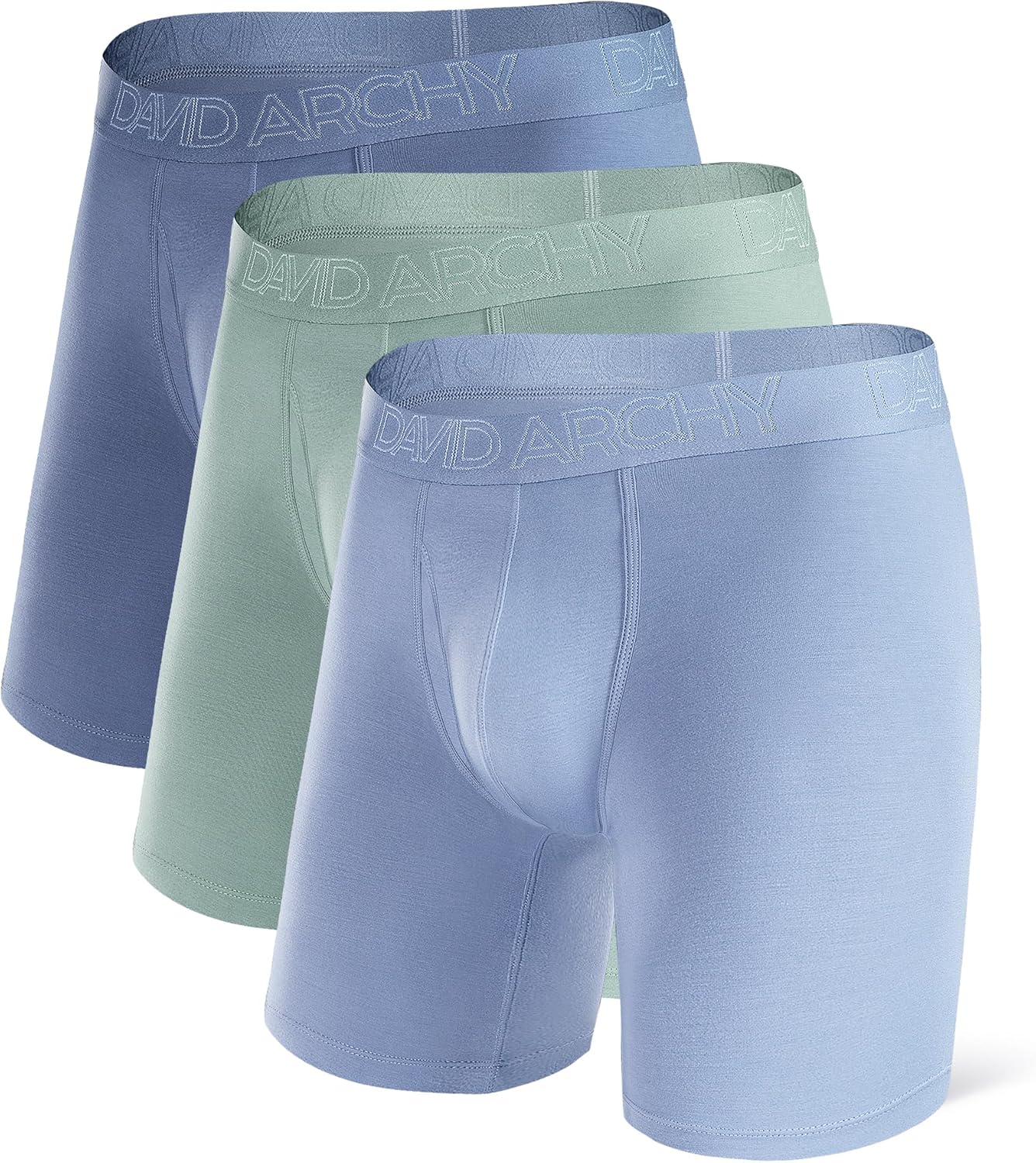 DAVID ARCHY Mens Underwear Boxer Briefs for Ultimate Comfort