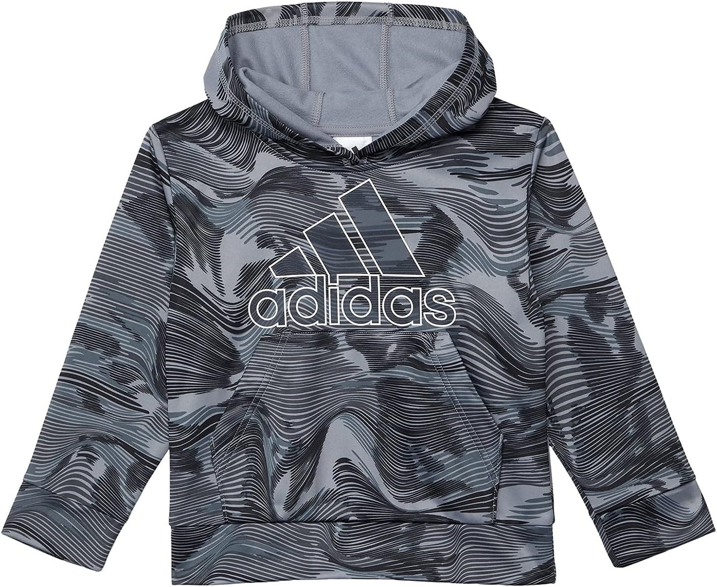 adidas Boys' Camo Print Hoodie - Stay Stylish & Cozy!