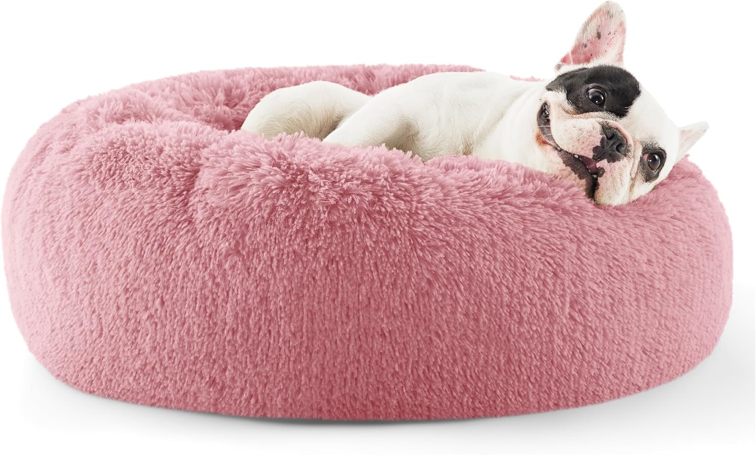 Calming Dog Bed for Small Dogs - Cozy Donut Design for Pets