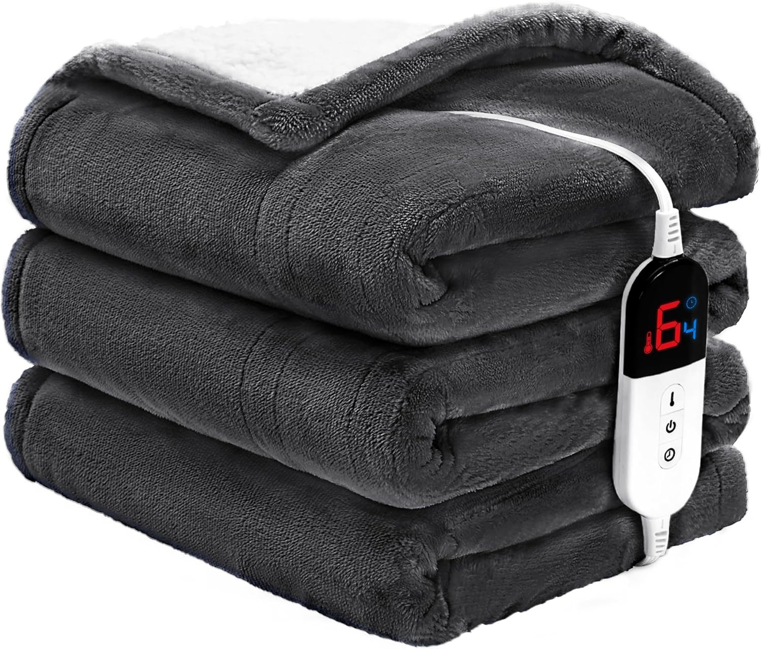Premium Heated Throw Blanket 50in60in - Ultra Cosy Soft Electric