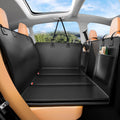 Hard Bottom Dog Car Seat Cover for Back Seat - Stable Waterproof