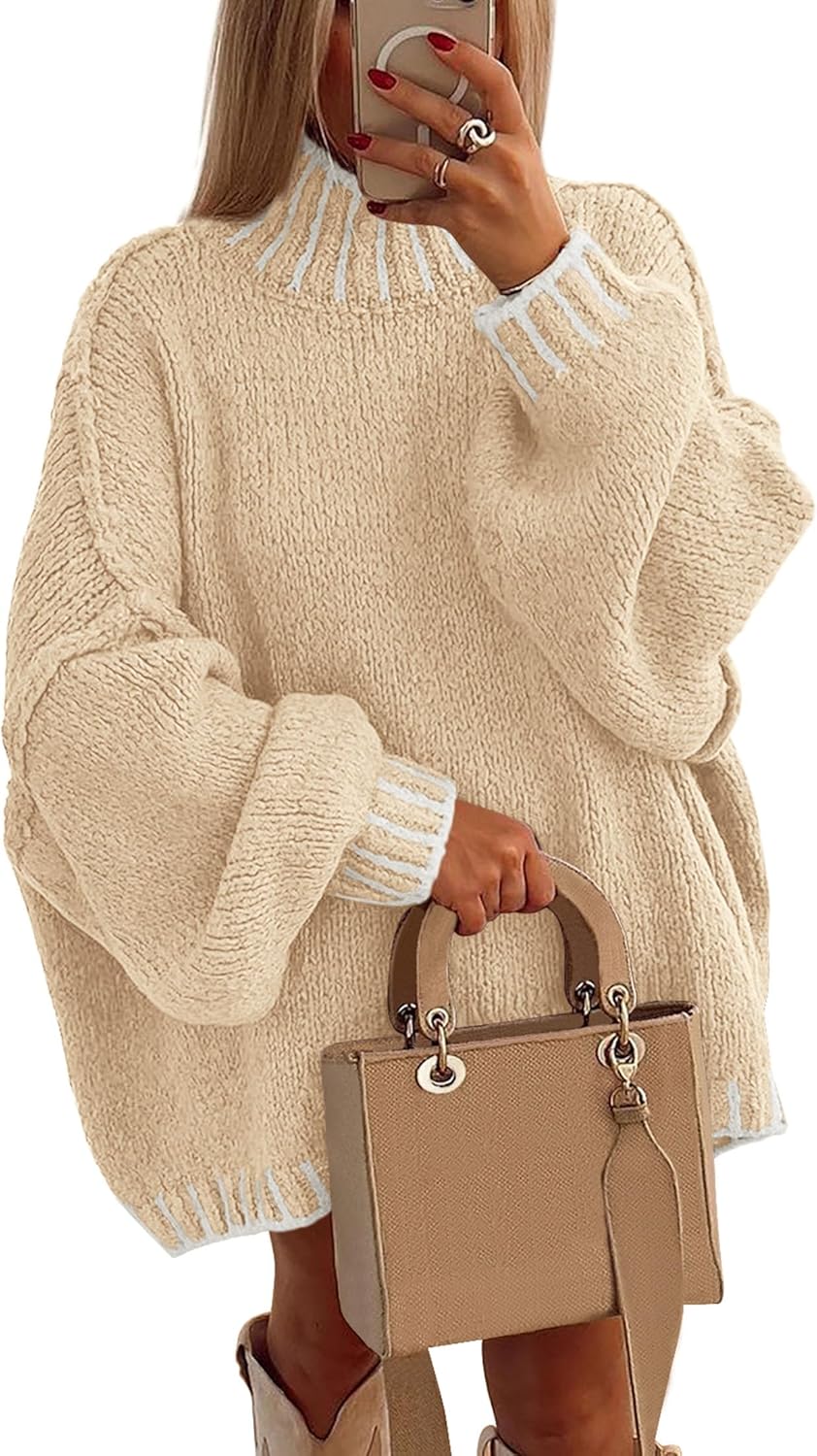 PRETTYGARDEN Women's Fall Oversized Pullover Sweater for Style