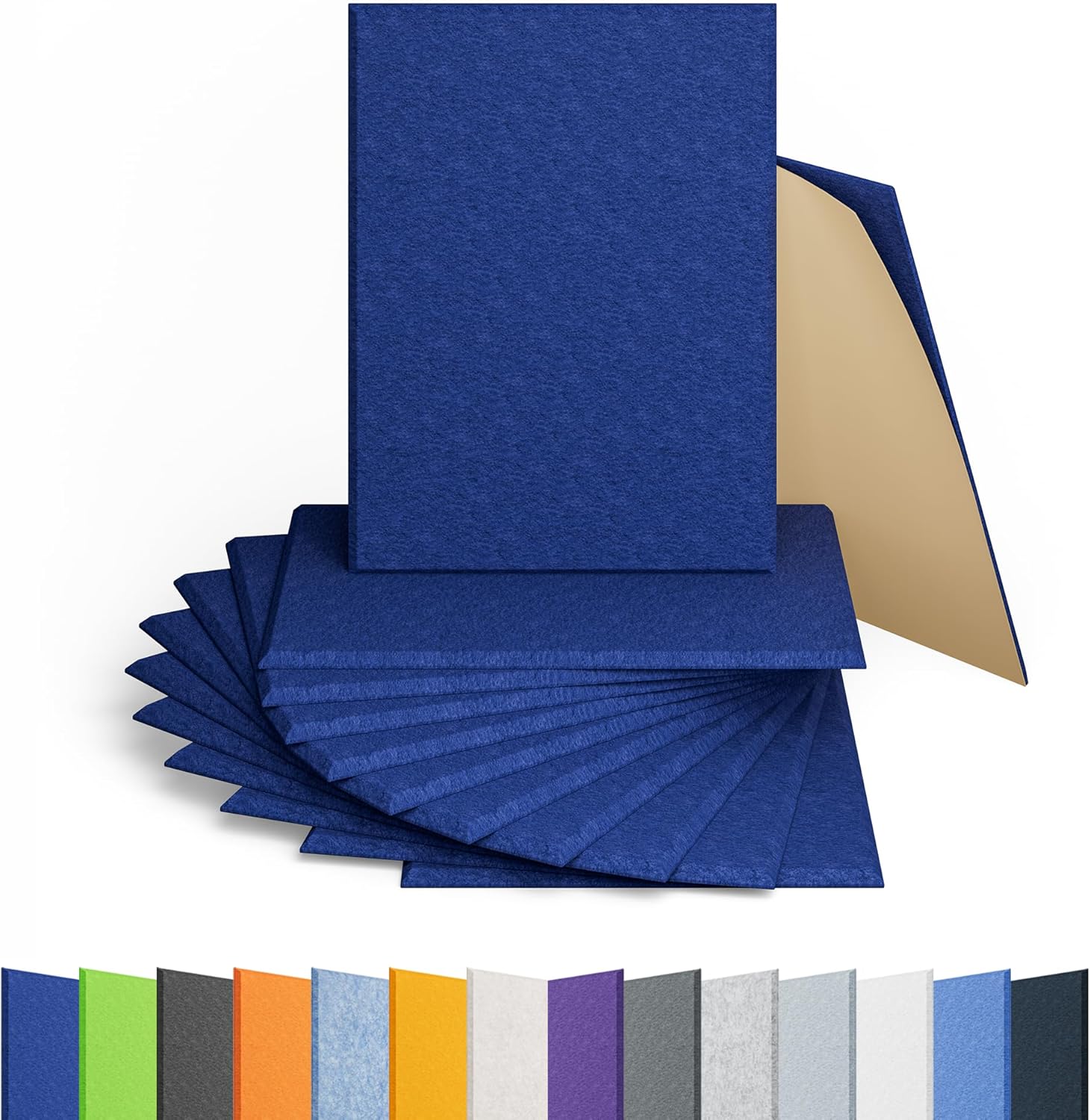 12 Pack Acoustic Panels for Sound Proofing in Home and Office