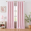 95 Inch Buffalo Plaid Full Blackout Curtains for Modern Rooms