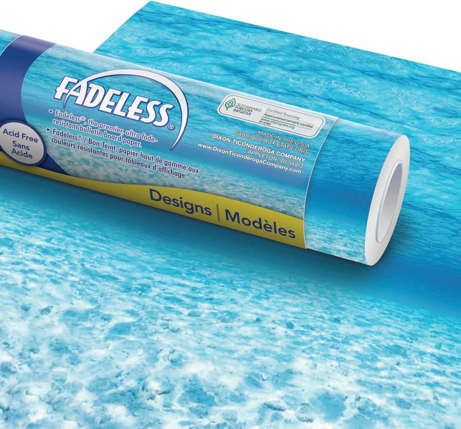 Fadeless Bulletin Board Paper for Classroom Decor, 48 x 12 in