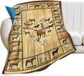 Horse Blanket Throws for Kids and Adults - Soft Cozy Fleece 80x60