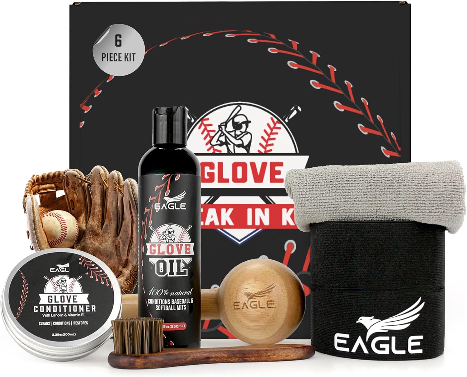 Eagle Glove Break in Kit for Fast Softball and Baseball Use
