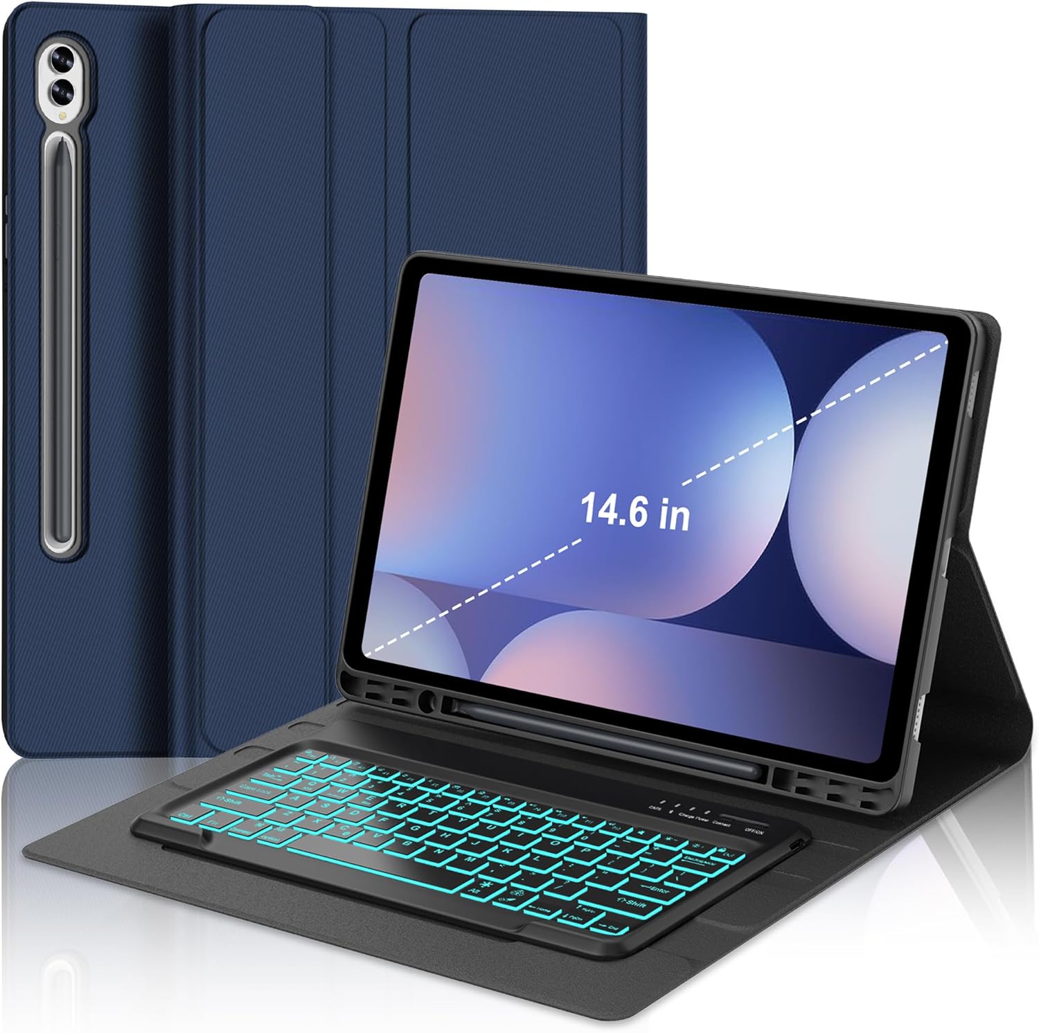 Samsung Galaxy Tab S10 Ultra Keyboard Case with Backlit Keys