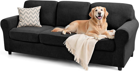 SUBRTEX 7 Pieces Stretch Sofa Slipcover Set for Oversize Sofa