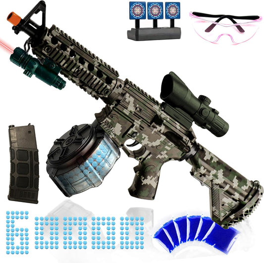 M416 Large Gel Splat Blaster with Goggles for Team Games