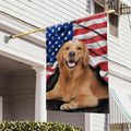 FLAGWIX Golden Retriever Dog Flag for 4th of July Decor