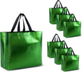 Reusable Green Gift Bags Set of 30 - Large Party Favor Bags