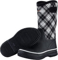 HISEA Women Mud Boots Mid Calf Rain Boots - Warm, Waterproof Comfort