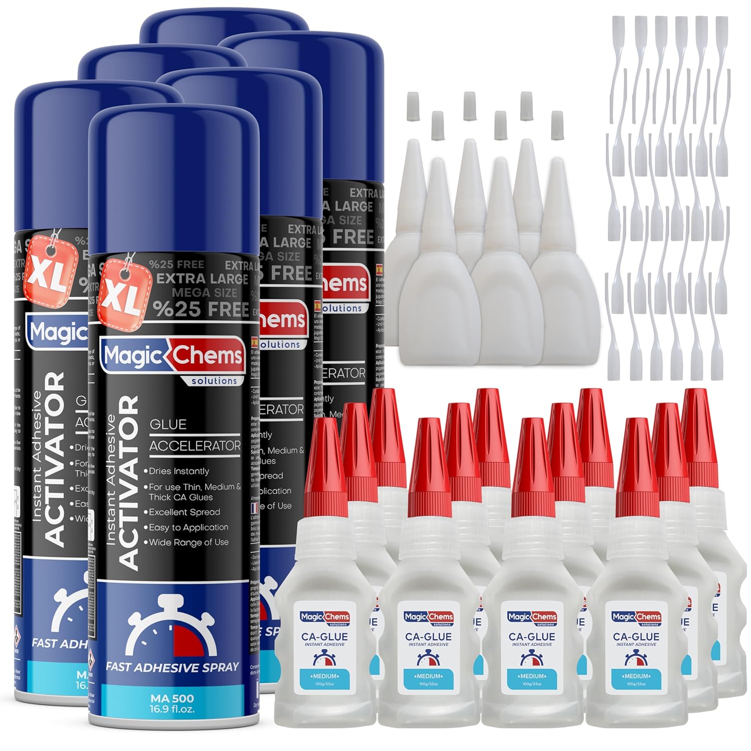 Strong Bond Super Glue with Activator for All Your Projects