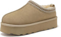 SMajong Women Platform Slippers Mini Snow Boots - Warm Fuzzy Home