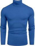 Men's Slim Fit Turtleneck Sweater - Comfortable Lightweight Knit