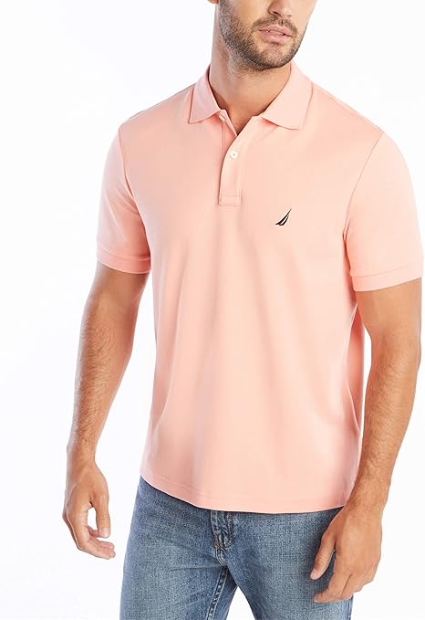 Nautica Men's Classic Fit Short Sleeve Solid Cotton Polo Shirt Review
