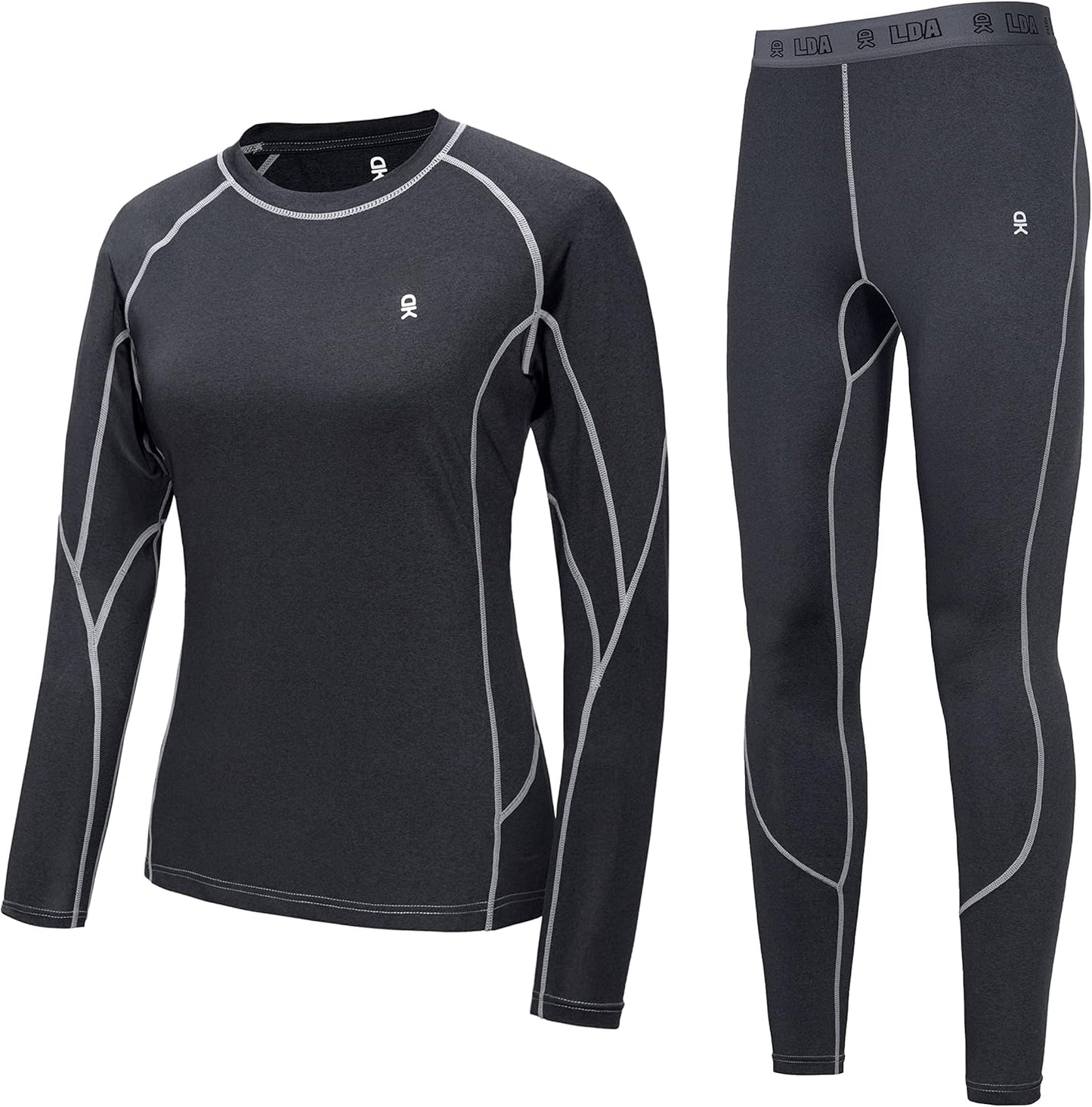 Little Donkey Andy Women's Thermal Underwear Sets for Winter
